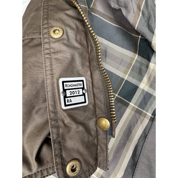 Belstaff Roadmaster Size 46 M Brown Waxed Cotton Motorcycle Jacket women’s - Picture 13 of 16